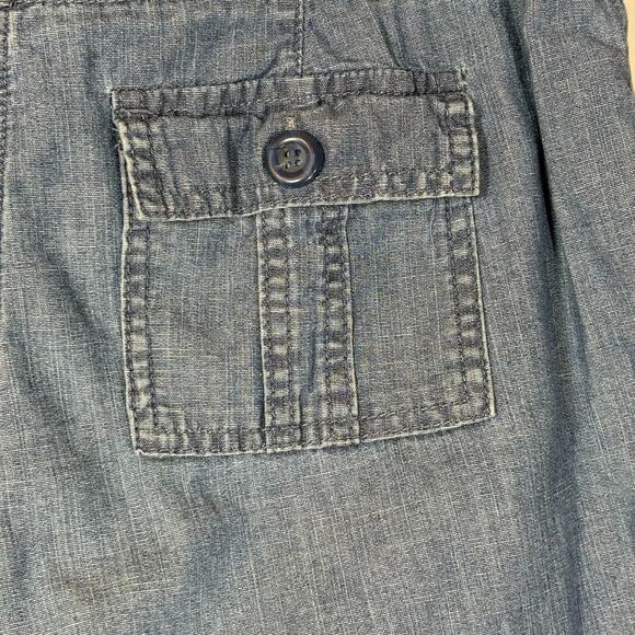 CHARTER CLUB Denim Shorts 10P Vintage Cotton Classic Fit Waist 34" Jeans Jorts - Picture 6 of 8